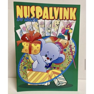 NUSPALVINK be dažų ( peliukas)