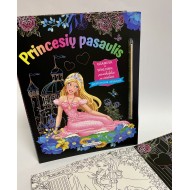 Grandyk ir spalvink. Princesių pasaulis