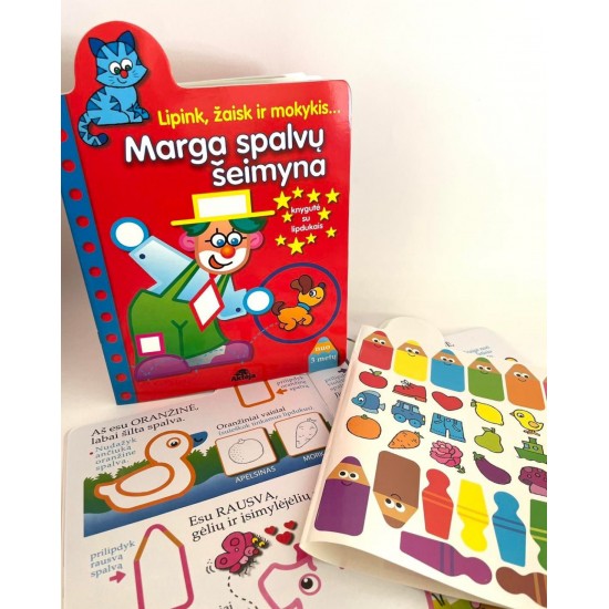 Lipink, žaisk ir mokykis. Marga spalvu šeimyna Lipink, žaisk ir mokykis. Marga spalvu šeimyna