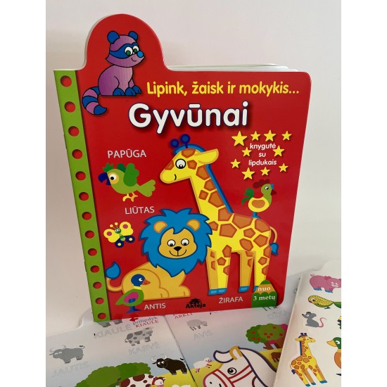 Lipink, žaisk ir mokykis. Gyvūnai Lipink, žaisk ir mokykis. Gyvūnai