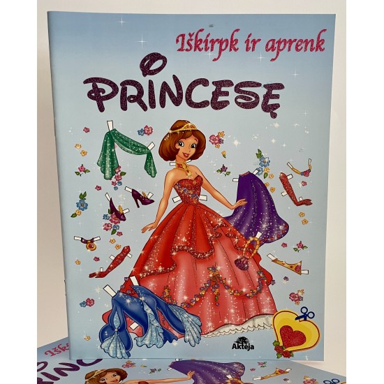Iškirpk ir aprenk Princesę ( melsva) Iškirpk ir aprenk Princesę ( melsva)