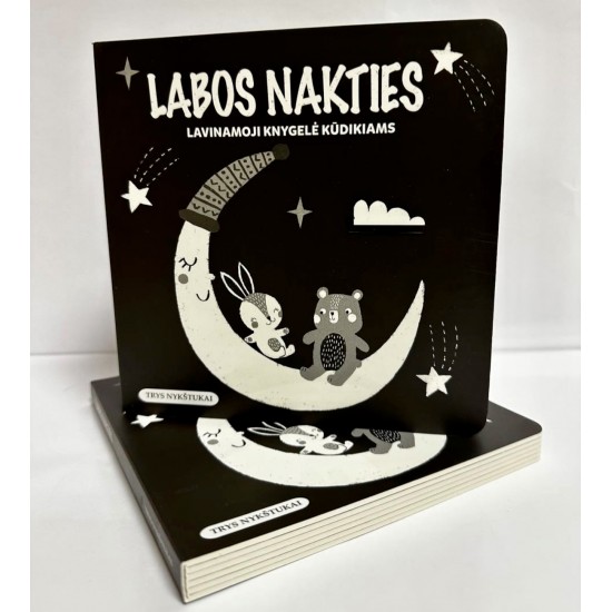 Labos nakties. Lavinamoji knygelė kūdikiams Labos nakties. Lavinamoji knygelė kūdikiams