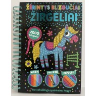 Žėrintys blizgučiai. Žirgeliai. 2000 blizgučių