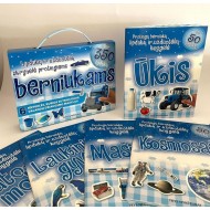 Lipdukų ir užduotėlių skrynelė protingiems  berniukams