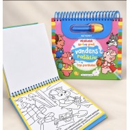 Atskleisk spalvų grožį vandens rašyklių. Trys paršiukai