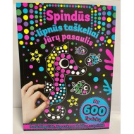 Spindūs, lipnūs taškeliai. Jūrų pasaulis. Per 600 lipdukų