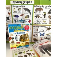GYVŪNAI. Užduotys su lipdukais