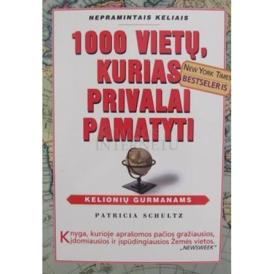 1000 vietų, kurias privalai pamatyti