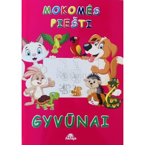 Mokomės piešti. GYVŪNAI