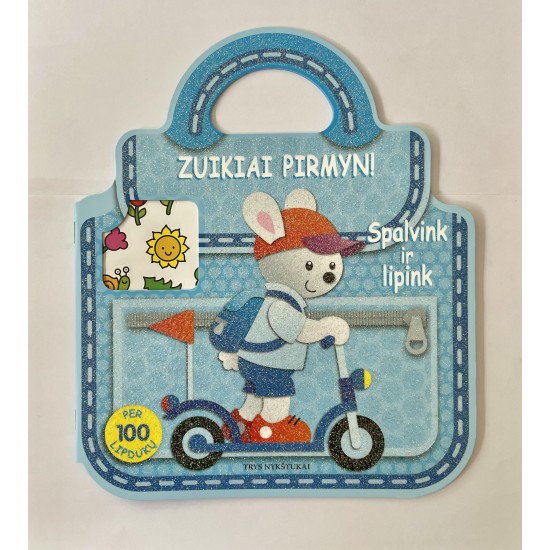 Spalvink ir lipink. Zuikiai pirmyn! Spalvink ir lipink. Zuikiai pirmyn!
