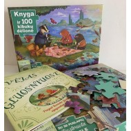 Vėjas gluosniuose. Knyga ir 100 kibikų dėlionė ( knygos su defektais)