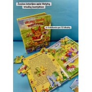 Velykų triušių nuotykiai. Dėlionių knyga (su defektais)